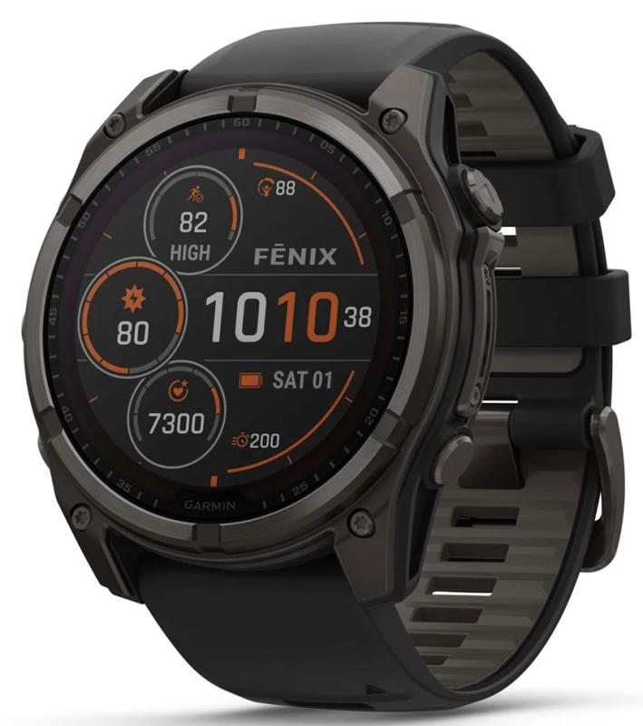Garmin Fenix 8 51mm Sapphire Solar Carbon Grey DLC Titanium