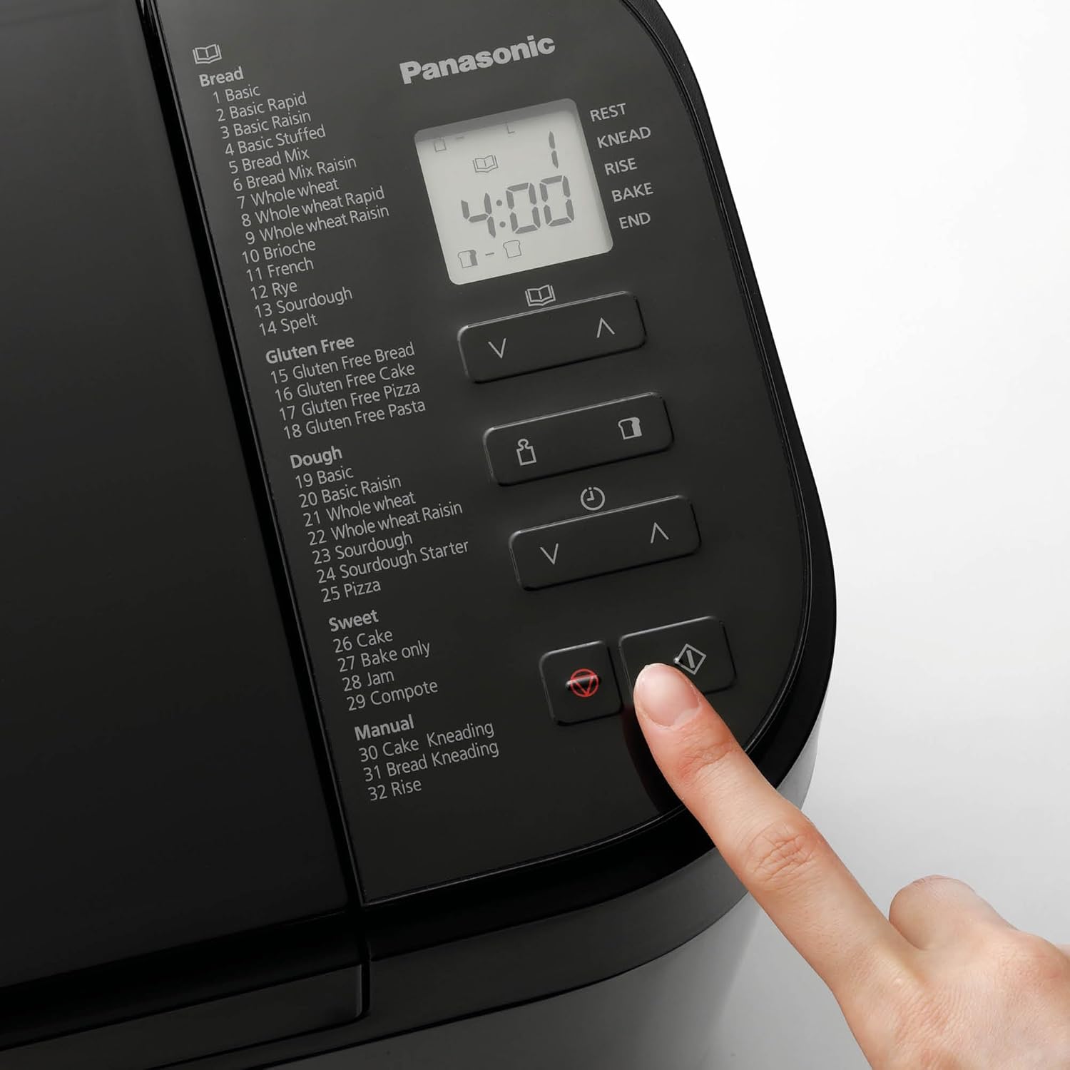 Panasonic SD-YR2540 Premium Grau Vollautomatischer Brotbackautomat, horizontales Design und Hefespender