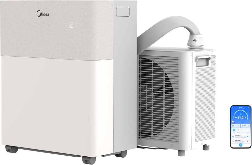 Midea PortaSplit-E Mobile Klimaanlage,Kühlen A++/Heizen A+, 12000 BTU 3,5kW,Mini-Split-Klimaanlage