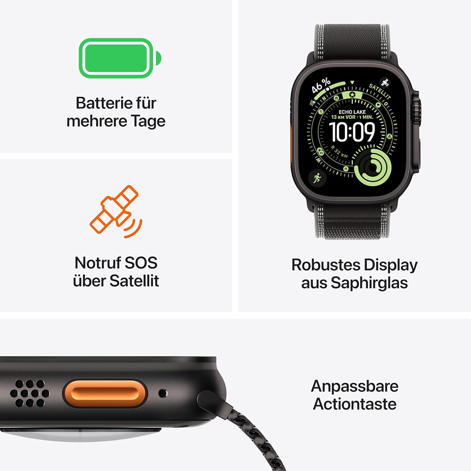Apple Watch Ultra 3 GPS + Cellular 49 mm Premium Smartwatch