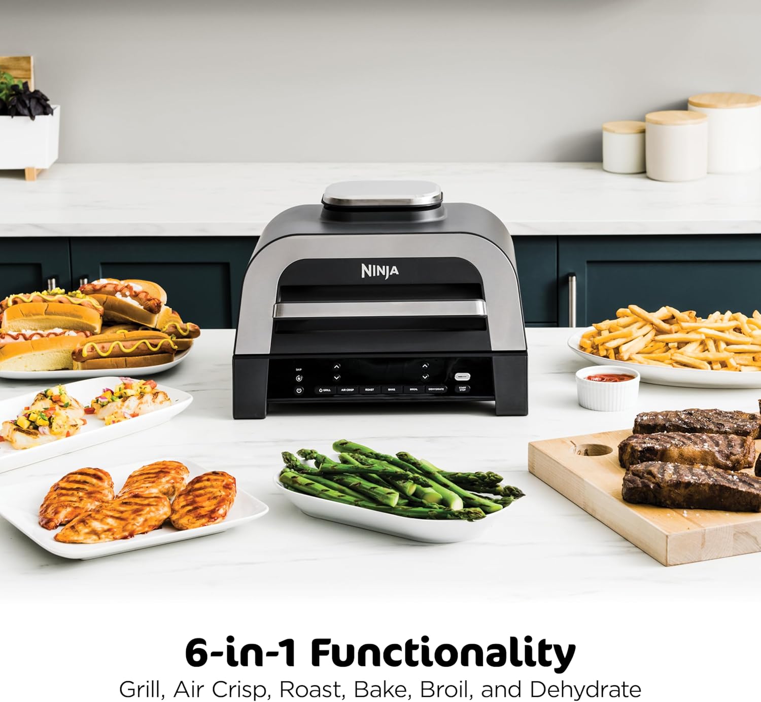 Ninja DG551 Foodi Smart XL 6-in-1 Indoor Grill