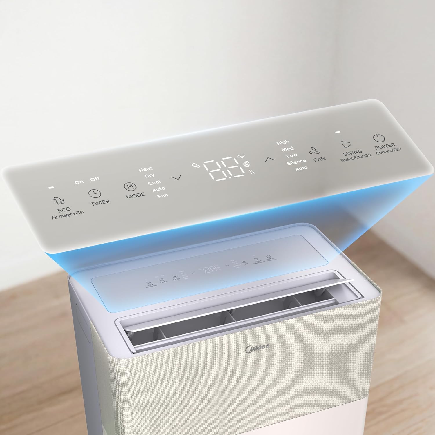 Midea PortaSplit-E Mobile Klimaanlage,Kühlen A++/Heizen A+, 12000 BTU 3,5kW,Mini-Split-Klimaanlage