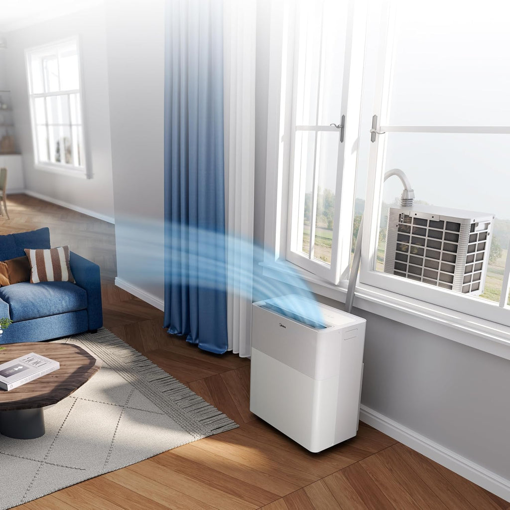 Midea PortaSplit-E Mobile Klimaanlage,Kühlen A++/Heizen A+, 12000 BTU 3,5kW,Mini-Split-Klimaanlage