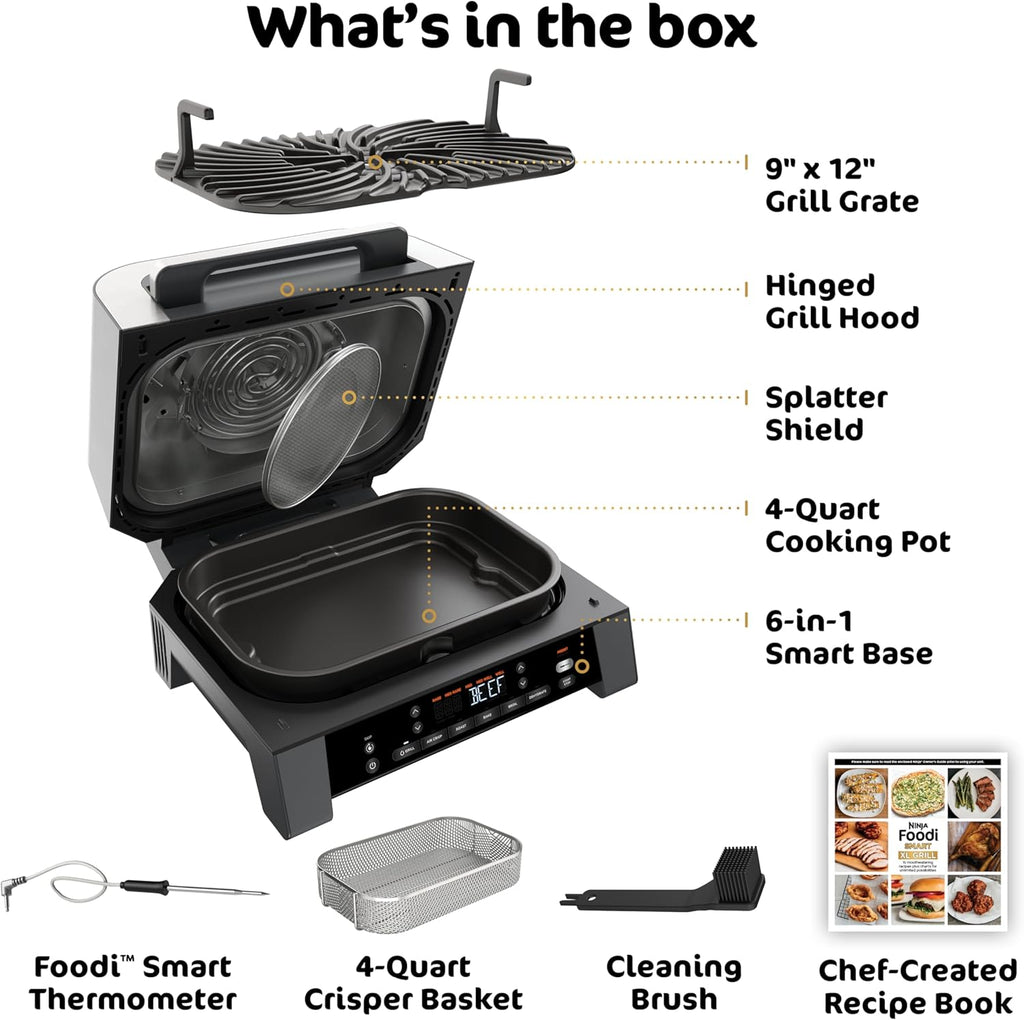 Ninja DG551 Foodi Smart XL 6-in-1 Indoor Grill