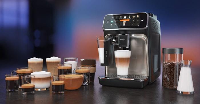 Philips LatteGo 5400 Kaffeevollautomat Schwarz Chrom
